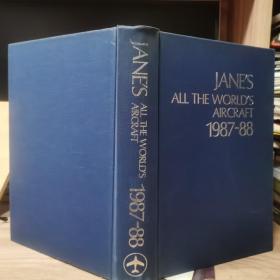 国内现货 Jane's All the World's Aircraft 1987-88    ( 1987-88年简氏飞机年鉴)  大16开精装版