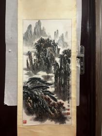 北京著名画家：刘玺生 （刘墨农）特价44X96