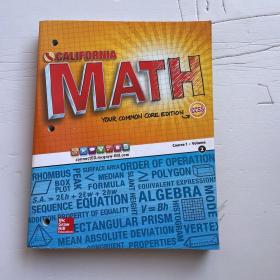 california math （YOUR CONMON CORE EDITION CCSS）Course 1. Volume 2