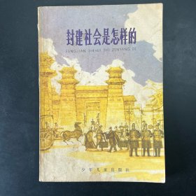 《封建社会是怎样的》郑浩等著，赵白山插图。少儿社1980年一版一印。