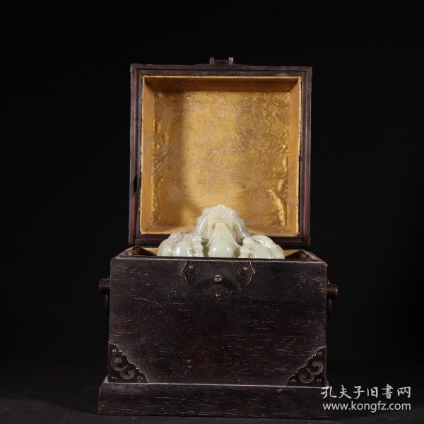 旧藏清诗文印章和田玉