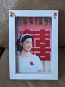 刘晓庆 1979婚礼电影 老式画框 80年代