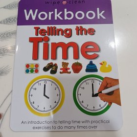 wipe & clean workbook: telling the time幼儿擦除超薄练习本：说出时间