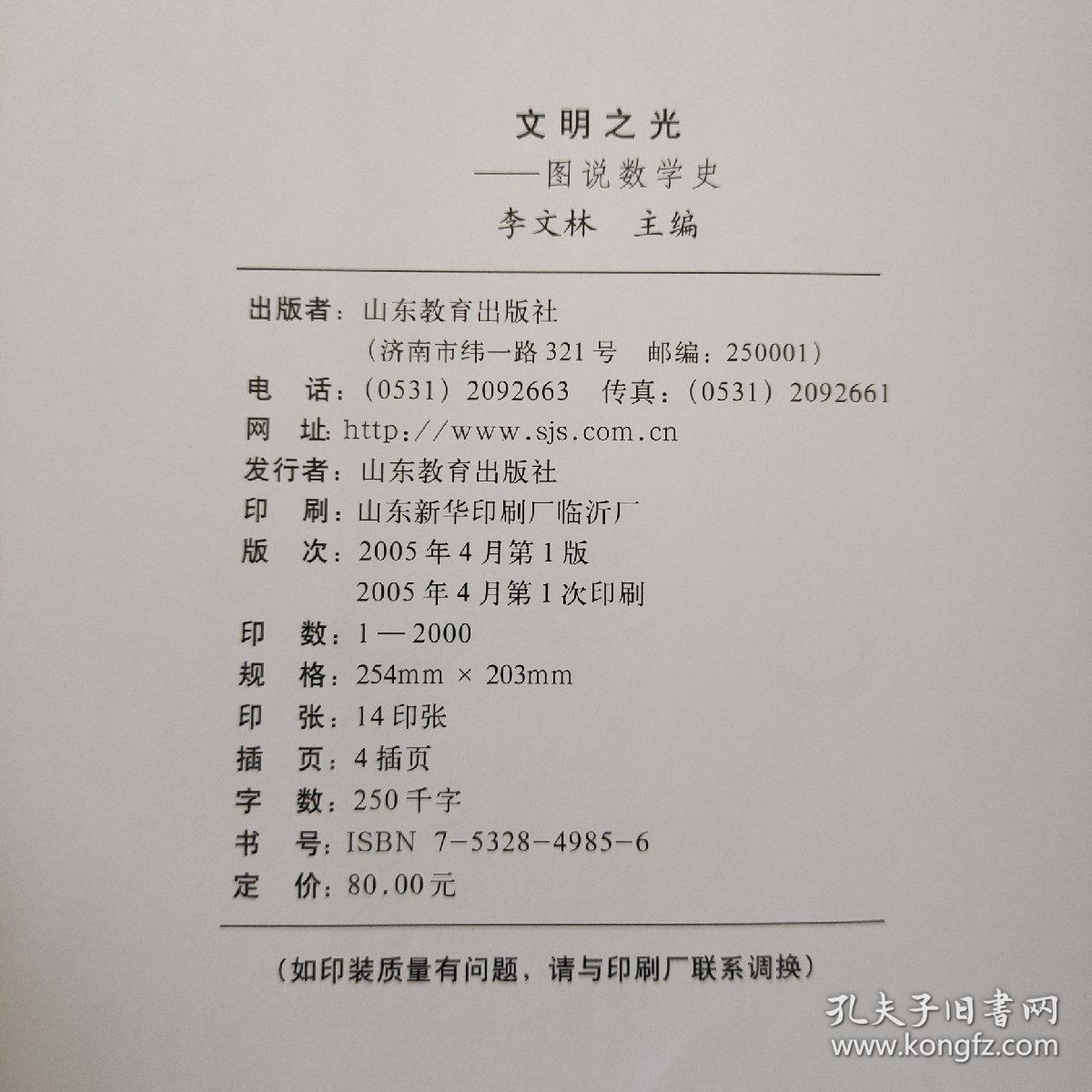 文明之光：图说数学史