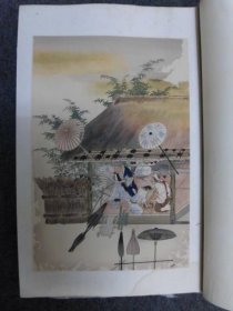 可议价 24张 1918年 亦可散售 职人绘尽 職人絵尽 木版画24枚　蔵印　仏師・傘師・革師・鎧師・経師・糸師・形置師・筆師・扇師・檜門師・研師・弓師・珠数師・鍛冶師・機織師・刀師・矢細工師・蒔絵師・向縢師・番匠師・畳師桶師・縫取師・纐纈師・藁細工師