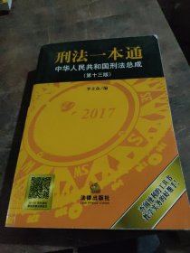 刑法一本通：中华人民共和国刑法总成（第十三版）