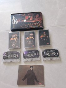 张学友JACKY十年白金经典（磁带3盘）带一本写真集小画册 实图拍摄