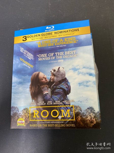 光盘DVD：房间 简装1碟装 以实拍图购买