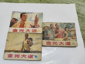 金光大道 1 ，3 ，4三册