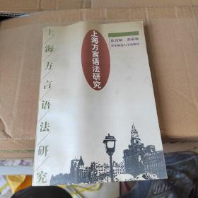上海方言语法研究