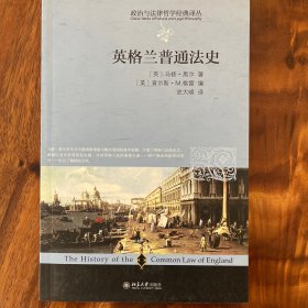 英格兰普通法史 〔英〕马修•黑尔 著 〔美〕查尔斯•M格雷编 史大晓 译