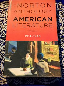 《The Norton Anthology of American Literature 1914-1945 Volume D 》( NINTH EDITION ) 《诺顿美国文学选集 D卷 》( 第九版 平装英文原版 )