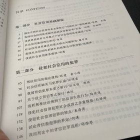 刑事法治视域下社会信用问题研究