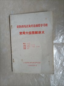 壮医药线点炙疗法函授学习班常用穴位图解讲义