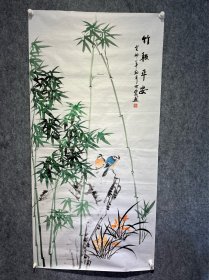 名人字画 墨竹