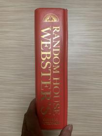 RANDOM HOUSE WEBSTER'S/美国原版进口 兰登书屋韦伯斯特大学词典(1999年修订版)，精装带索引凹槽版 学校、家庭及办公室必备