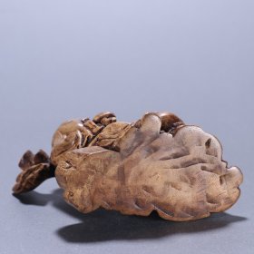 清 沉香和合二仙摆件