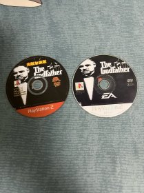 PlayStation2   The  Godfather教父 DVD二张（其中一张美版加强版）合售