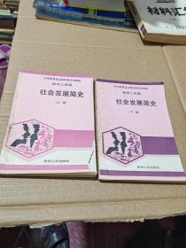 初中二年级社会发展简史上下册