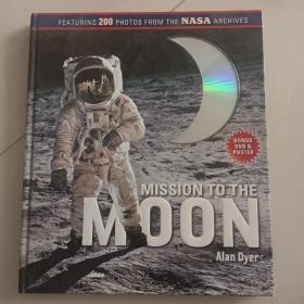 外文原版   MISSION TO THE MOON 登月任务（书+DVD光盘）