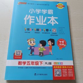 小学学霸作业本：数学 五年级下 人教版