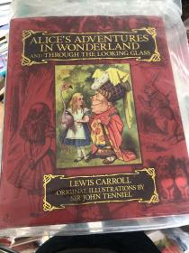 外语原版书：《Alice's Adventures in Wonderland and Through the Looking Glass》爱丽丝漫游仙境 全英文珍藏版