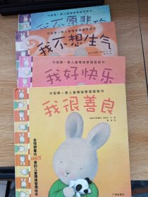 中国第一套儿童情绪管理图画书1（全4册）：《我不想生气》《我不愿悲伤》《我好快乐》《我很善良》
