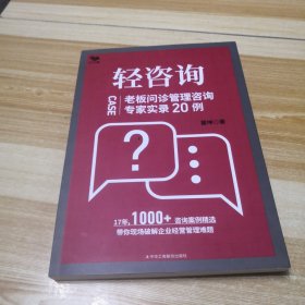 轻咨询：老板问诊管理咨询专家实录20例（1000+咨询案例精选）