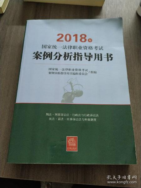 司法考试2018 国家统一法律职业资格考试：案例分析指导用书