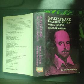 Shakespeare: The Critical Heritage,1693-1733