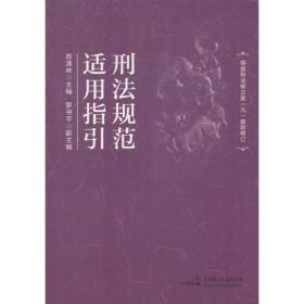 刑法规范适用指引 法律实务 苏泽林主编 新华正版