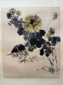 陈子庄 石壶 46*37cm，镜心 陈子庄（1913年10月15日－1976年7月3日），男，出生于原四川省荣昌县（今重庆市永川区永荣镇），现代画家。陈子庄早期作画，时号兰园，中期号南原、下里巴人、陈风子（陈疯子）、十二树梅花主人、石壶山民等，晚年号石壶。代表作有《山深林密》《秋山如醉》《溪岸图》等。著有《石壶论画语要》。
