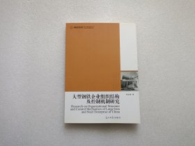 大型钢铁企业组织结构及控制机制研究