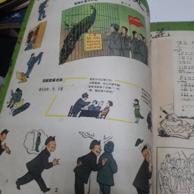 漫画 1956年3月号 中间有一张残