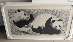 吴冠中版画《熊猫》