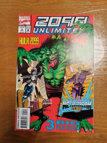 1994年英文漫威原版漫画 Marvel Comics 2099 Unlimited #4 无限2099 浩克 16开