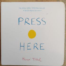 Press Here 点点点：迷你纸板书版 畅销儿童艺术绘本 Herve Tullet