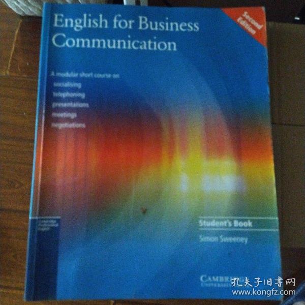 English for Business Communication Student's Book