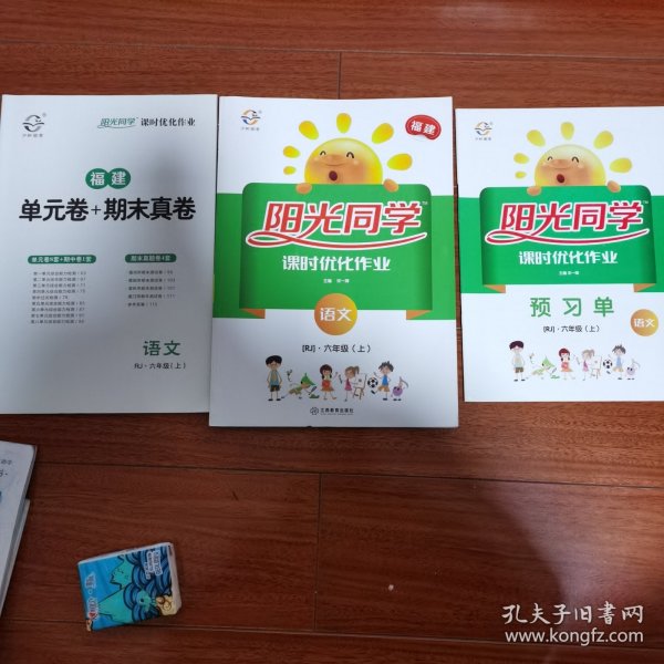 阳光同学课时优化作业：语文（六年级 上 RJ人教）