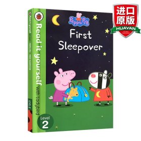英文原版 Peppa Pig: First Sleepover - Read It Yourself with Ladybird Level 2 小猪佩奇：第一次在朋友家过夜 小瓢虫自主阅读分级书 2级 英文版 进口英语原版书籍
