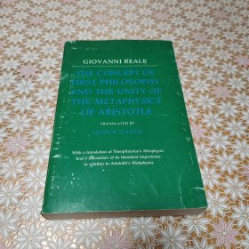 Giovanni Reale The concept of first philosophy and the unity of the Metaphysics of Aristotle