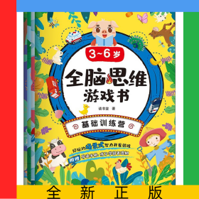 3-6岁全脑思维游戏书(共4册)