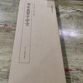 智永真草千字文/近距离临摹碑帖丛刊（正版）活页