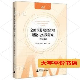 全面预算绩效管理理论与实践研究（理论篇）正版二手