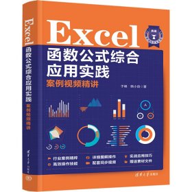 正版现货：Excel函数公式综合应用实践案例视频精讲9787302673408清华大学出版社