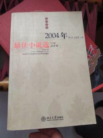 2004年最佳小说选 下册 点评本