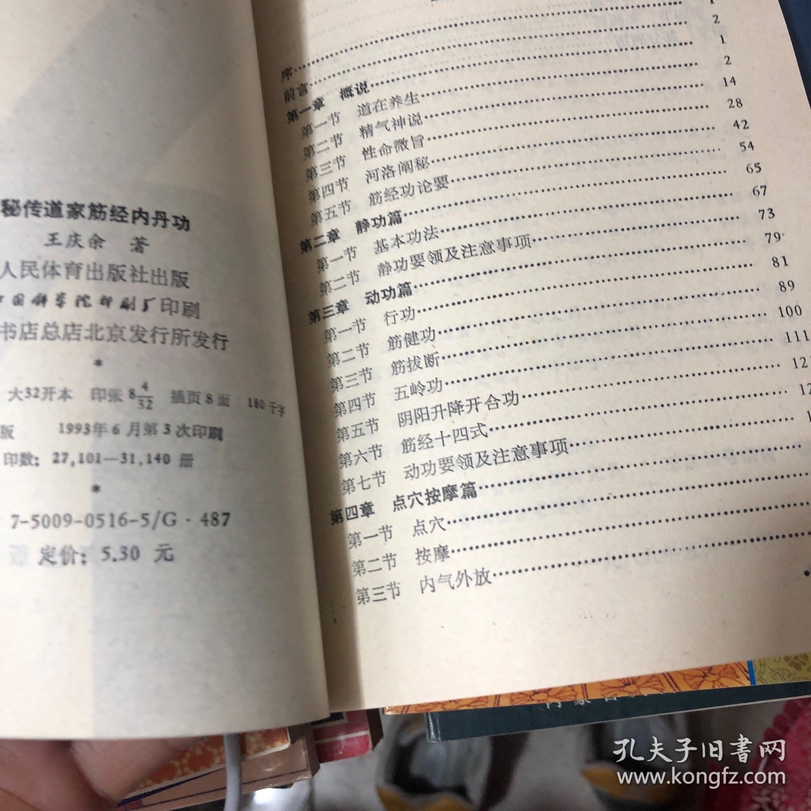 秘传道家筋经内丹功
