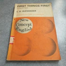 NEW CONC  FIRST THINGS FIRST Students' Book*