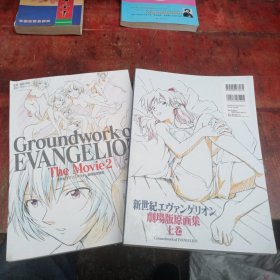 新世紀エヴァンゲリオン劇場版原画集 上下巻2本