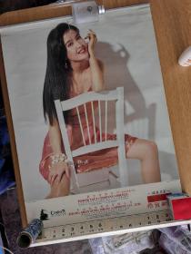 香港明星原版挂历.王祖贤郑秀文周慧敏李婉华袁咏仪朱茵6全.2开